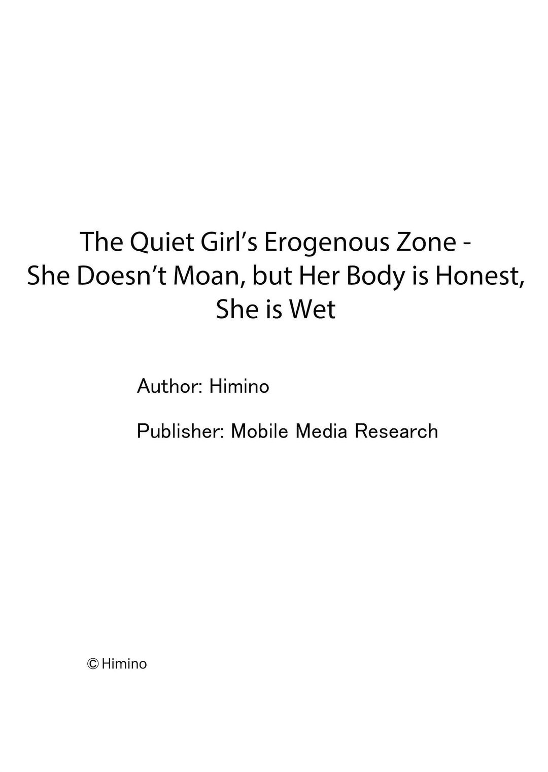 The Quiet Girl’s Erogenous Zone Chapter 79 - Page 9