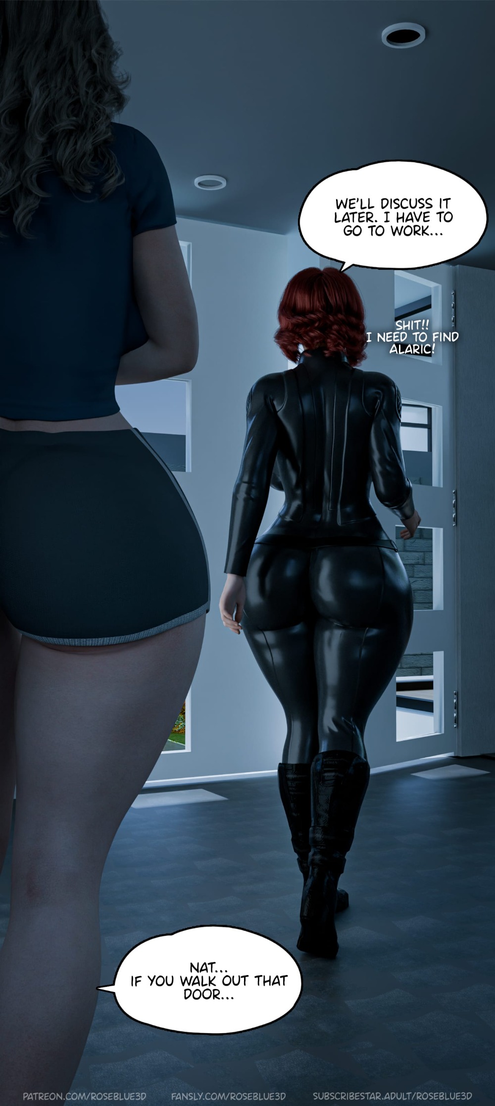 My Neighbor’s Widow [Rose Blue 3D] Chapter 46 - Page 9