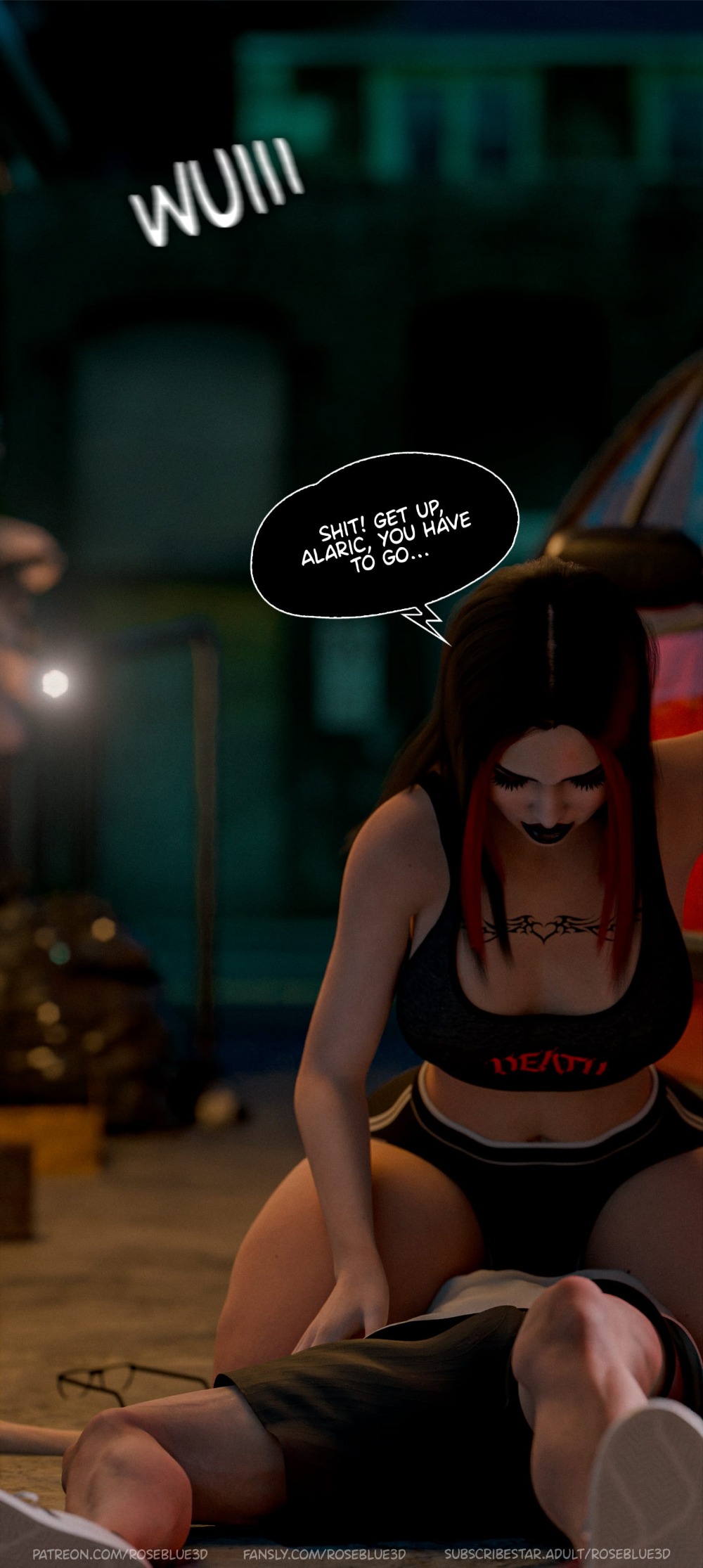 My Neighbor’s Widow [Rose Blue 3D] Chapter 46 - Page 122