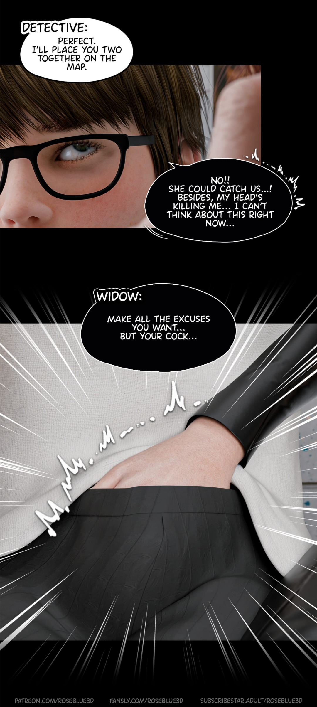 My Neighbor’s Widow [Rose Blue 3D] Chapter 47 - Page 56