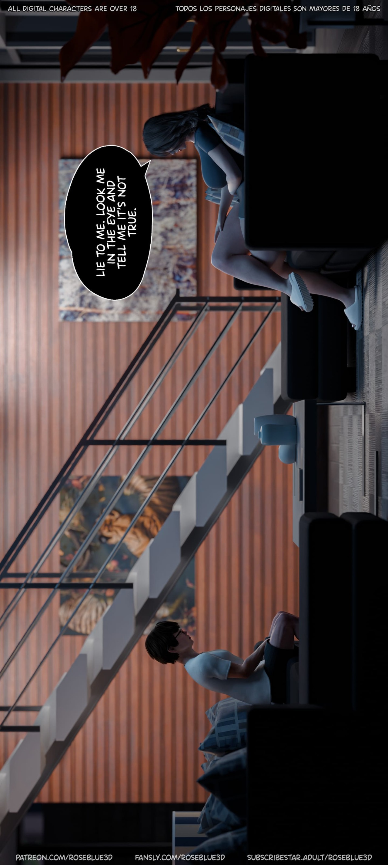 My Neighbor’s Widow [Rose Blue 3D] Chapter 49 - Page 15