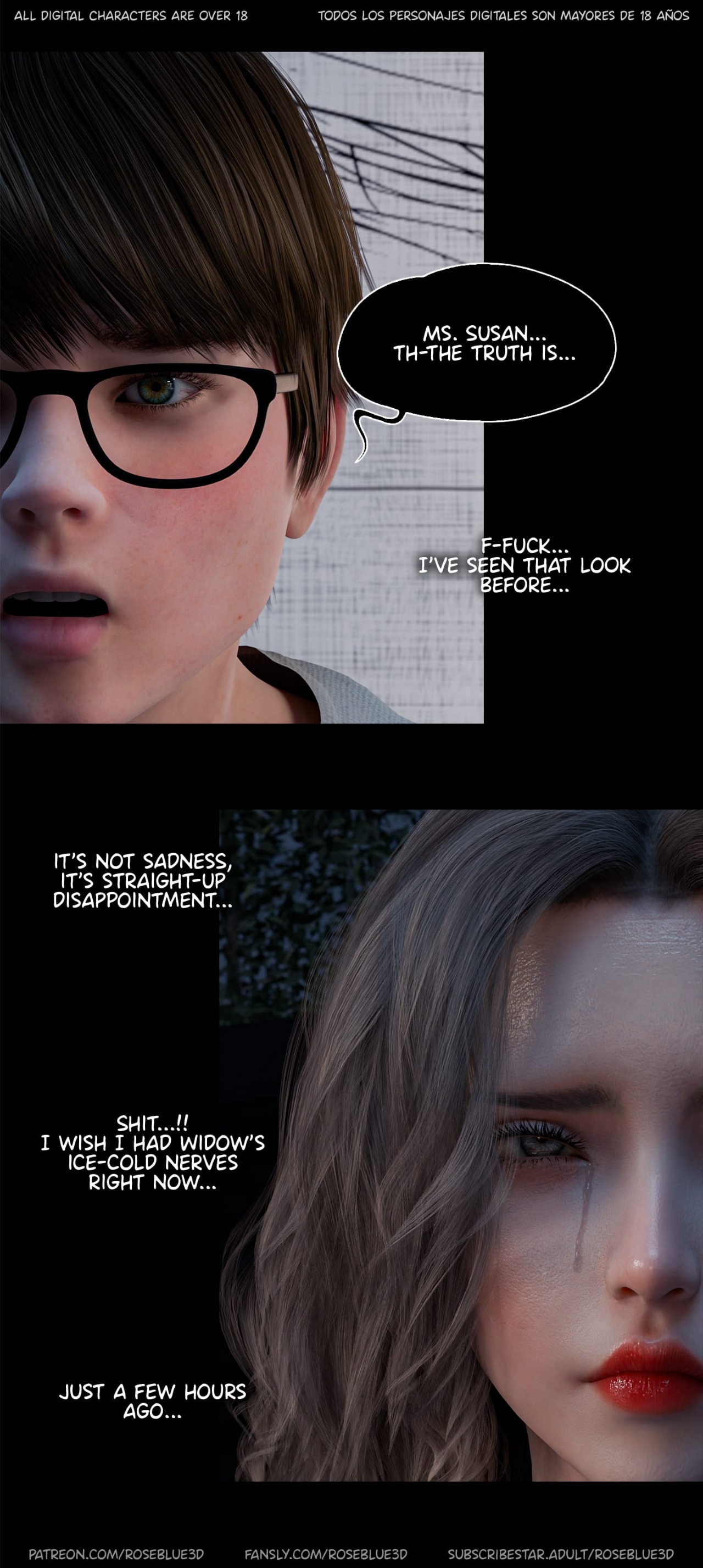 My Neighbor’s Widow [Rose Blue 3D] Chapter 49 - Page 35