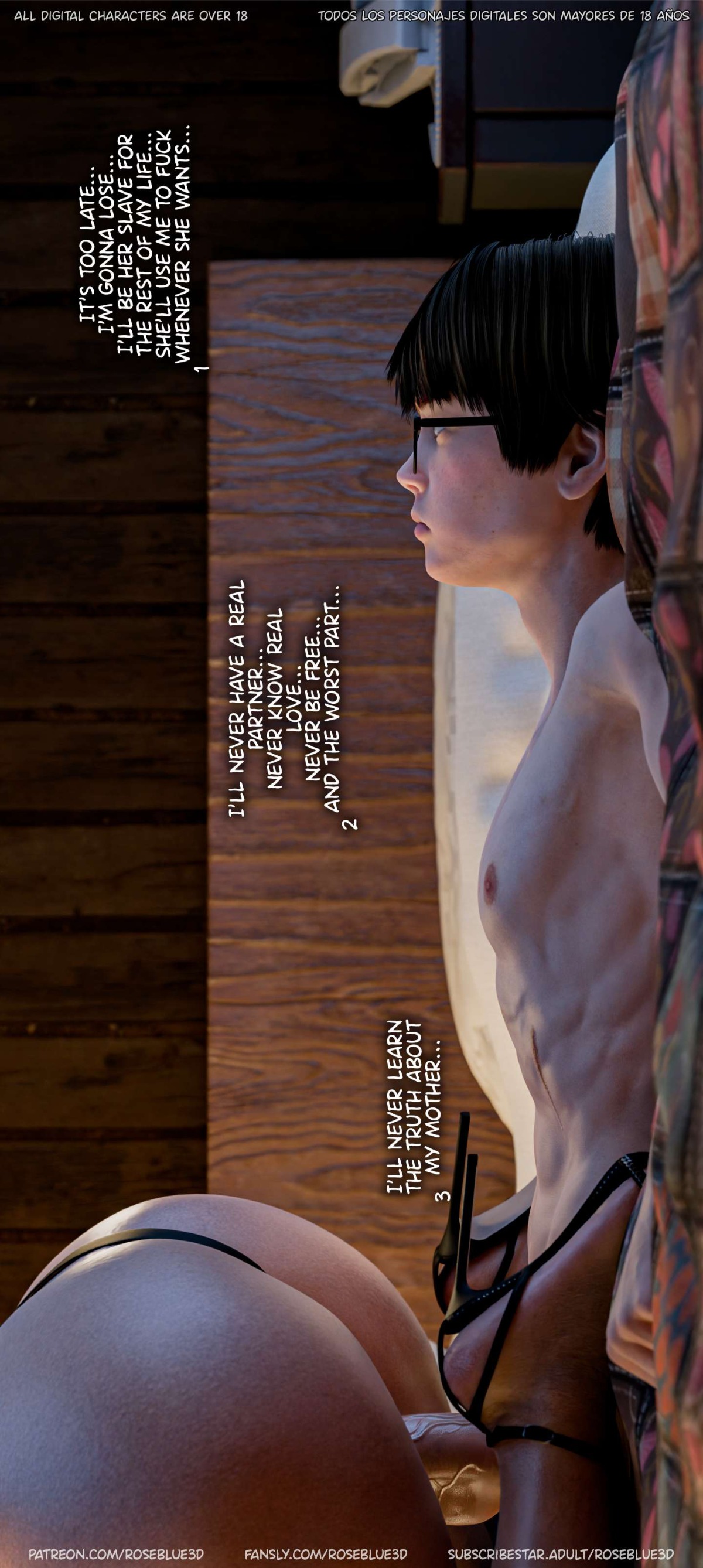 My Neighbor’s Widow [Rose Blue 3D] Chapter 50 - Page 105