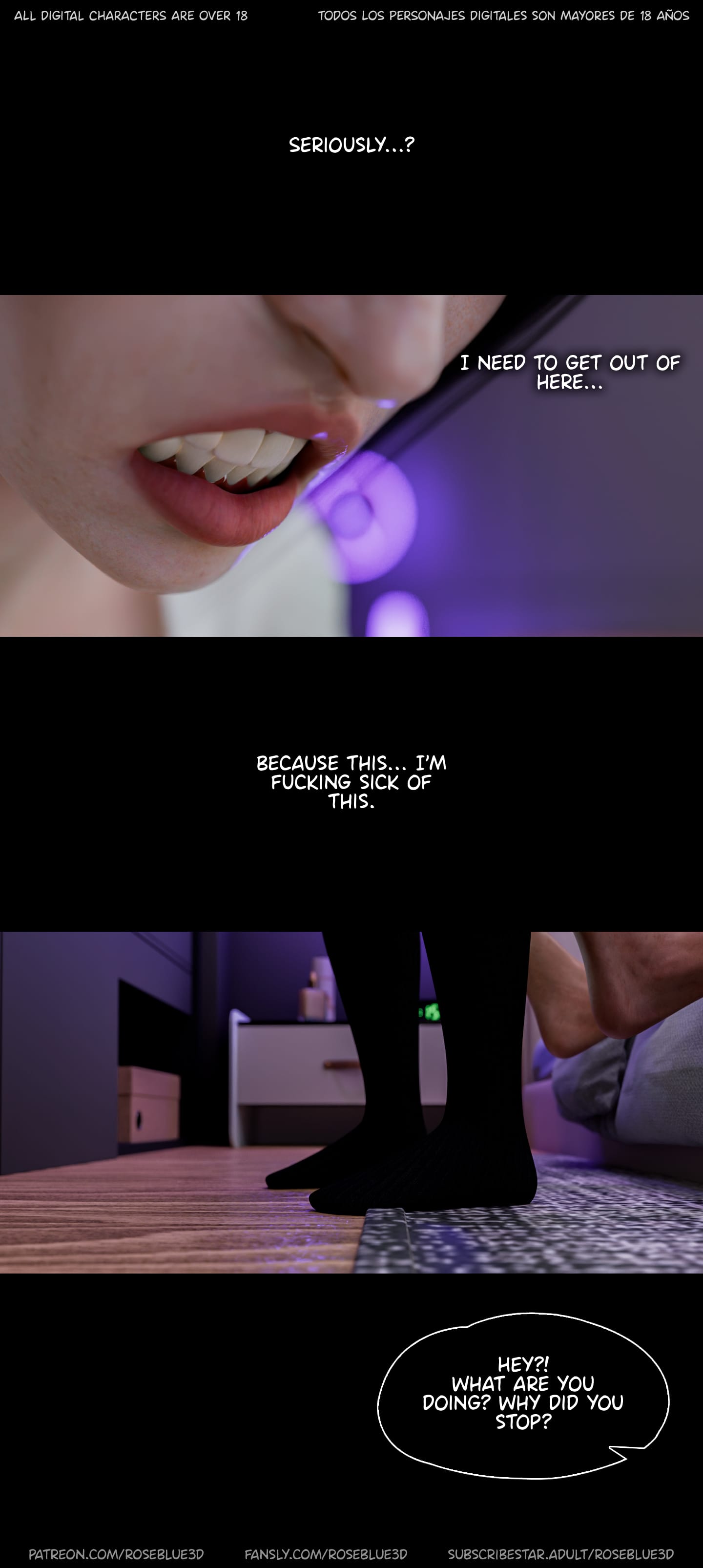 My Neighbor’s Widow [Rose Blue 3D] Chapter 53 - Page 37