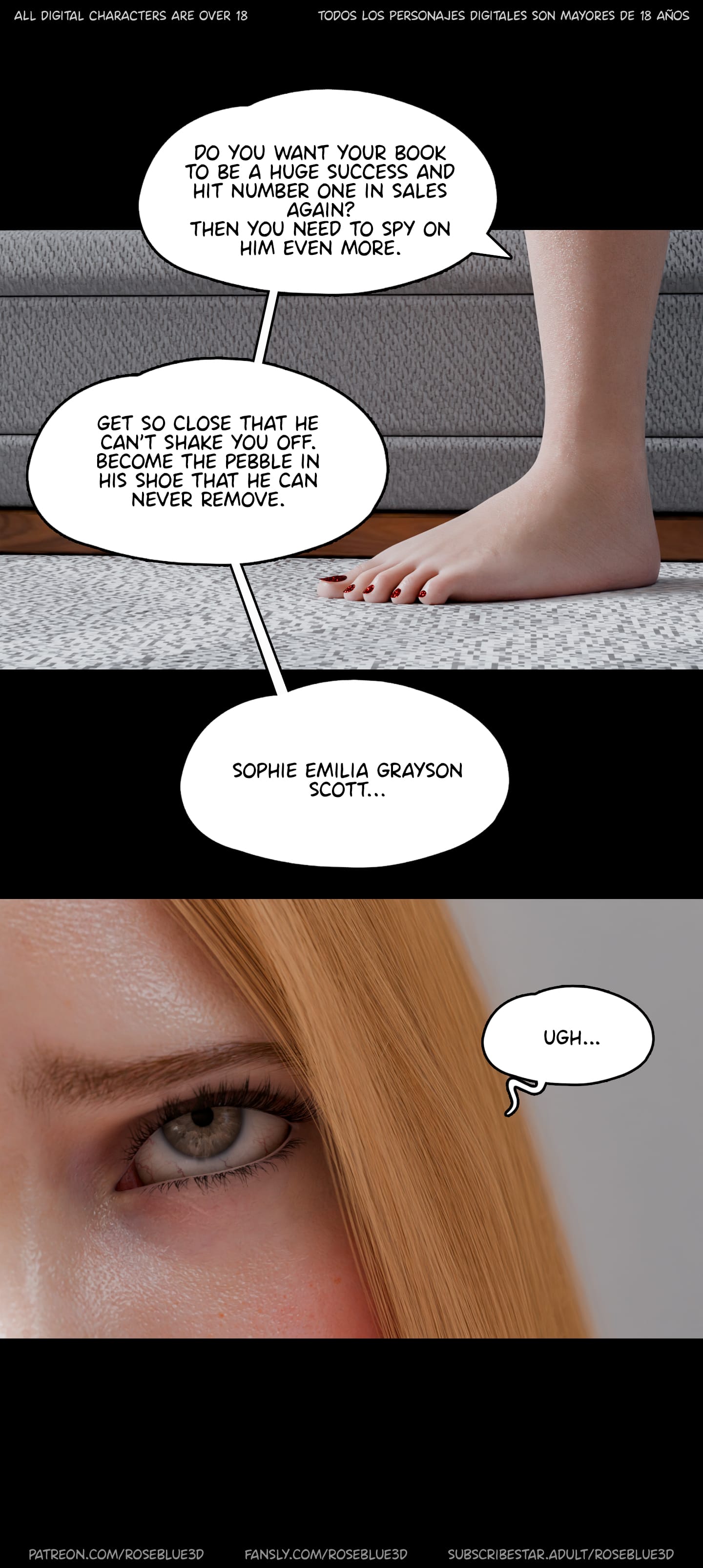 My Neighbor’s Widow [Rose Blue 3D] Chapter 53 - Page 47