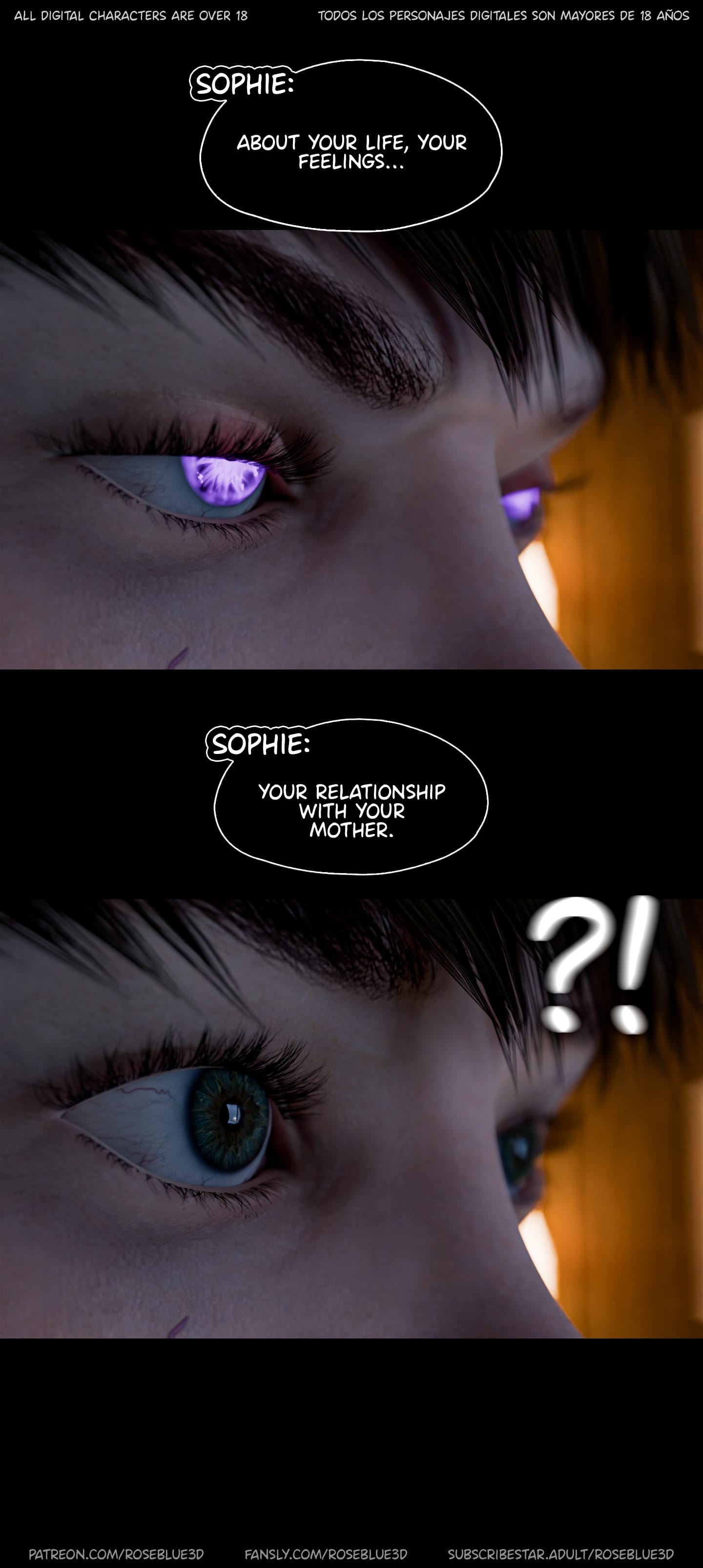 My Neighbor’s Widow [Rose Blue 3D] Chapter 53 - Page 71