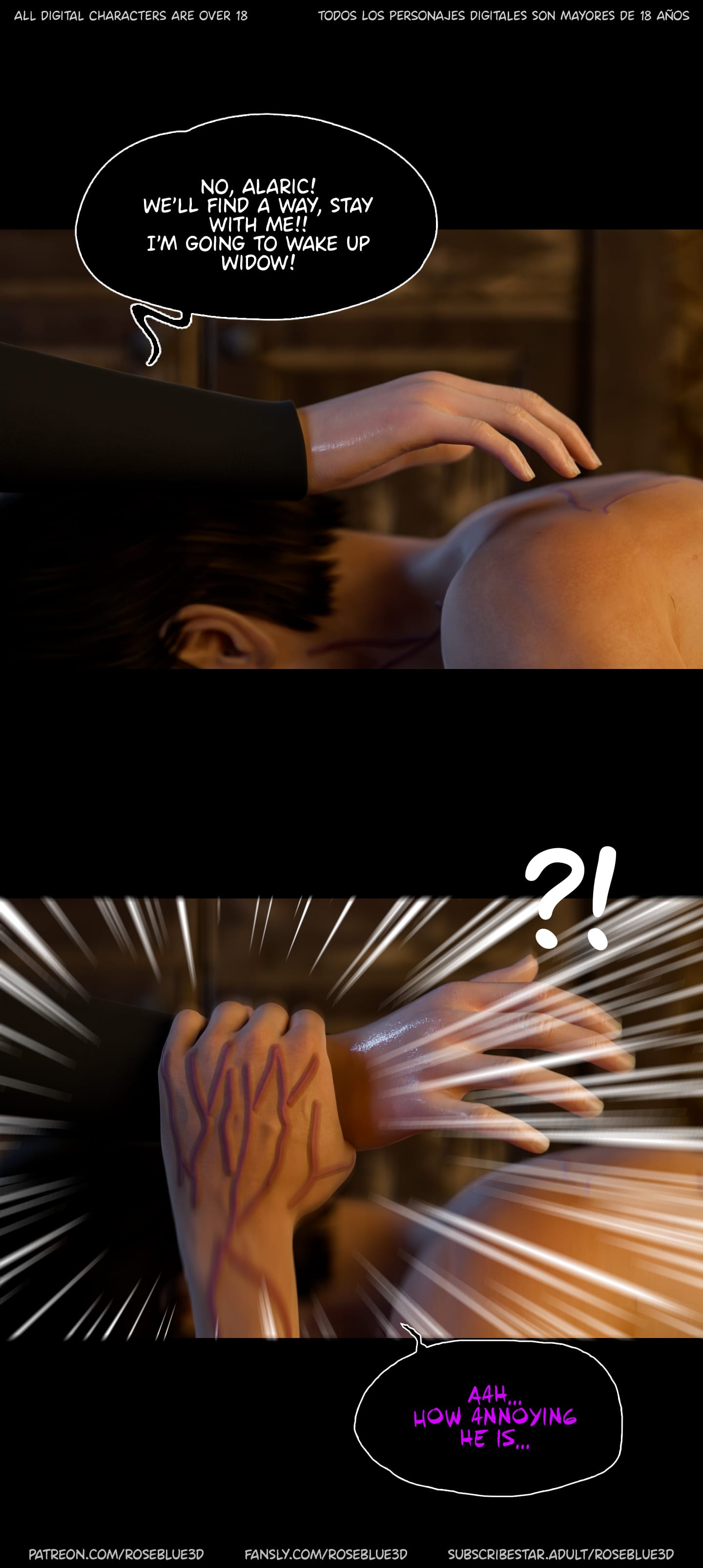 My Neighbor’s Widow [Rose Blue 3D] Chapter 53 - Page 77