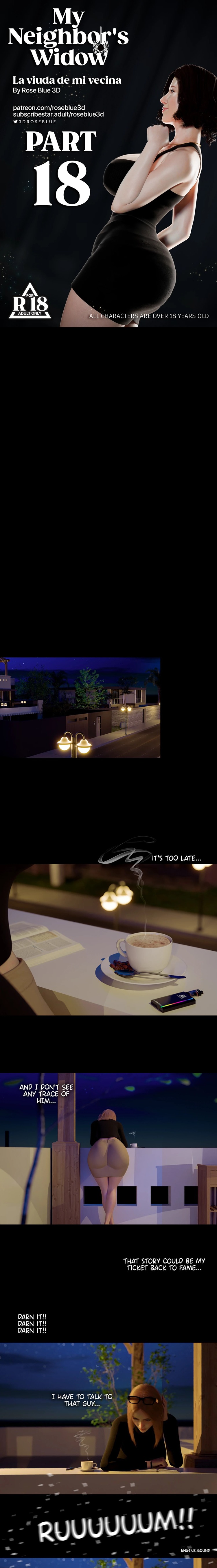 My Neighbor’s Widow [Rose Blue 3D] Chapter 18 - Page 1