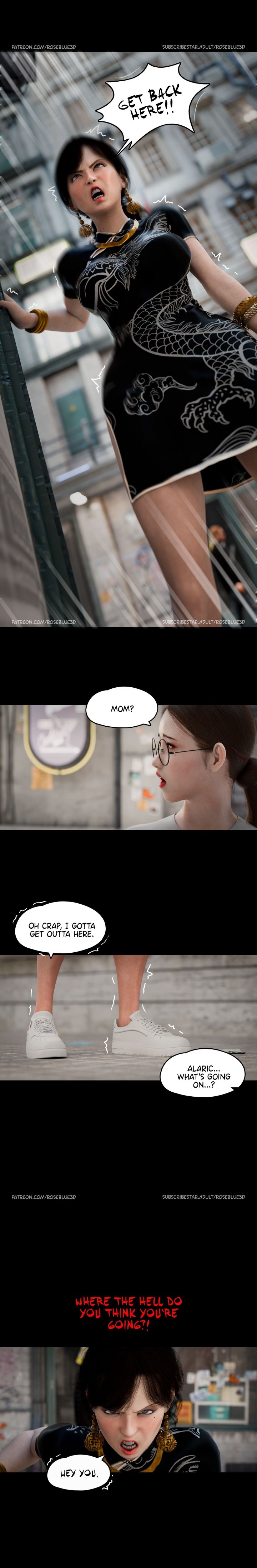 My Neighbor’s Widow [Rose Blue 3D] Chapter 26 - Page 27