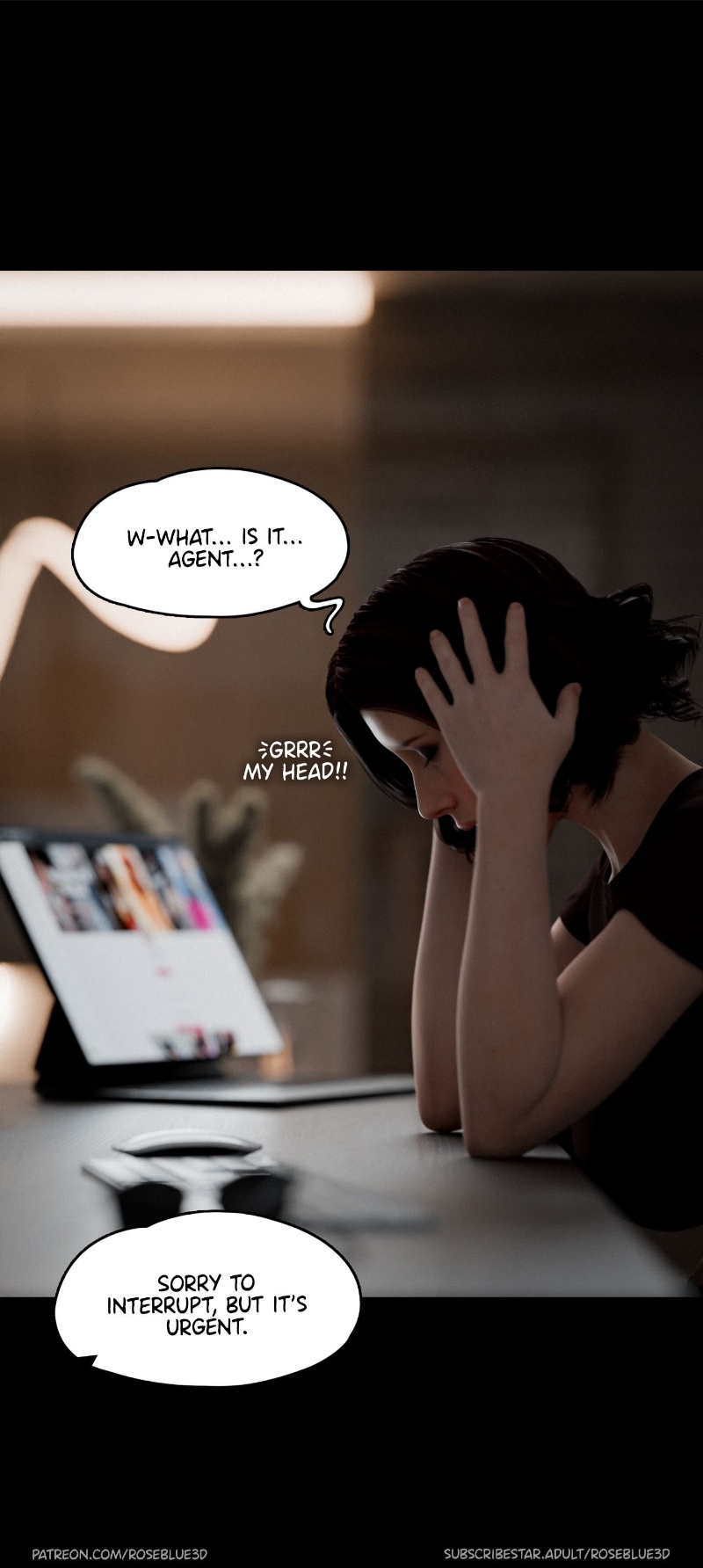 My Neighbor’s Widow [Rose Blue 3D] Chapter 30 - Page 130