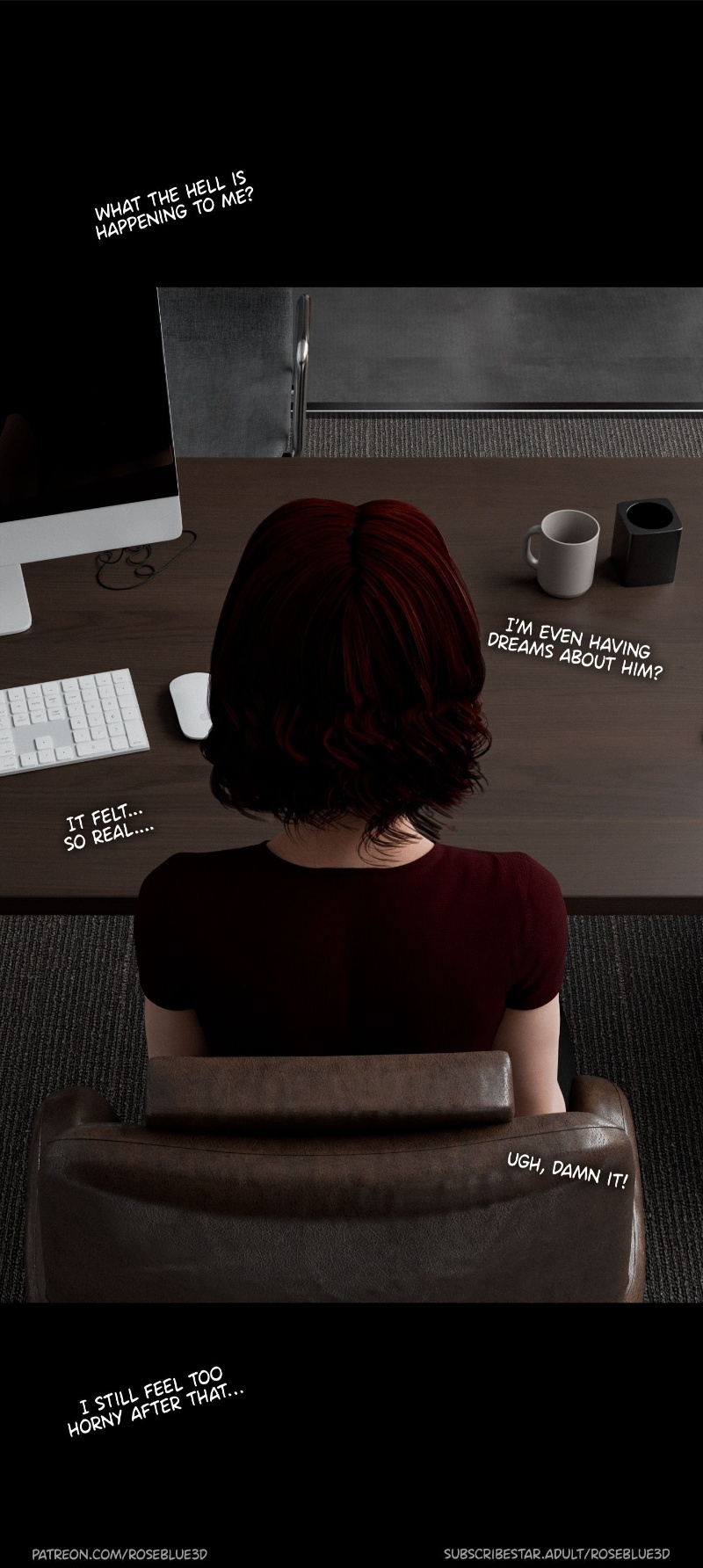 My Neighbor’s Widow [Rose Blue 3D] Chapter 30 - Page 134