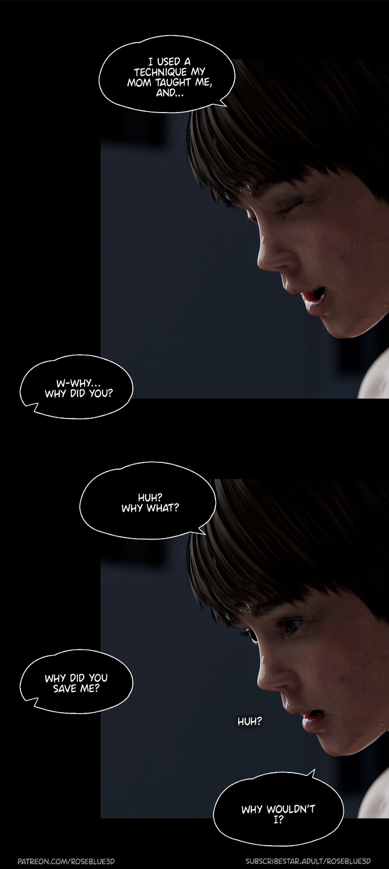 My Neighbor’s Widow [Rose Blue 3D] Chapter 30 - Page 153