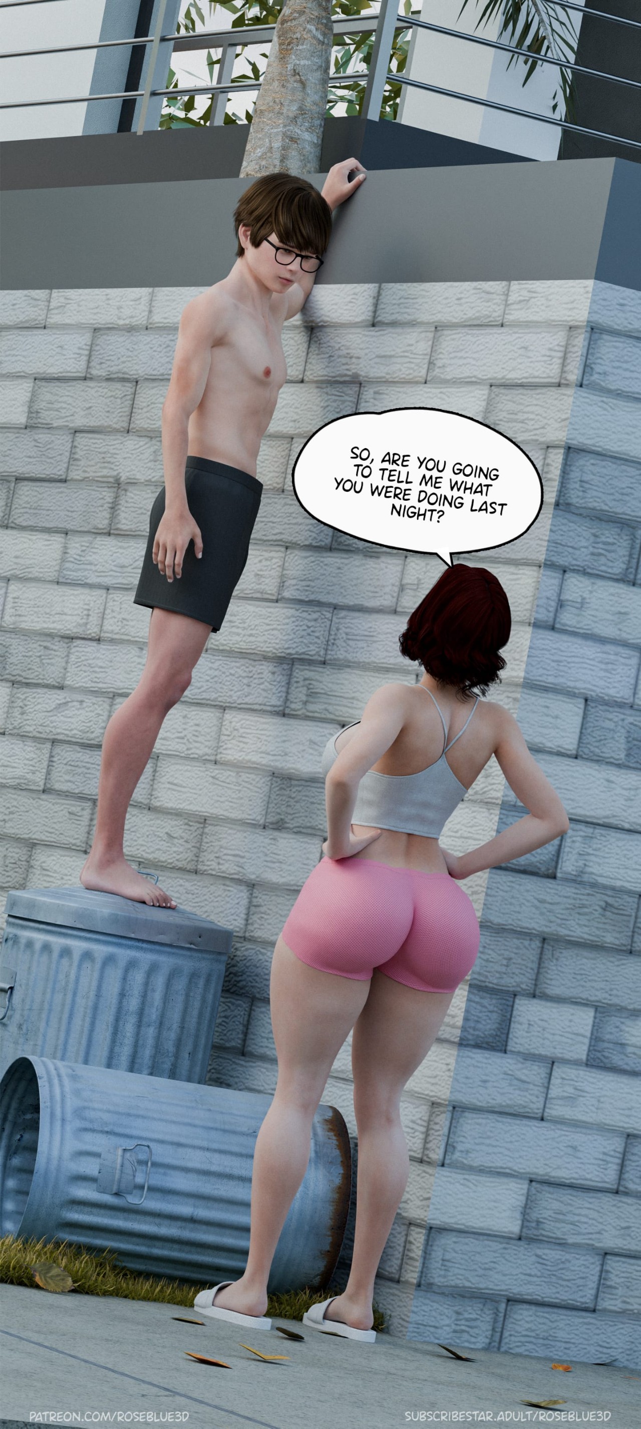 My Neighbor’s Widow [Rose Blue 3D] Chapter 31 - Page 34