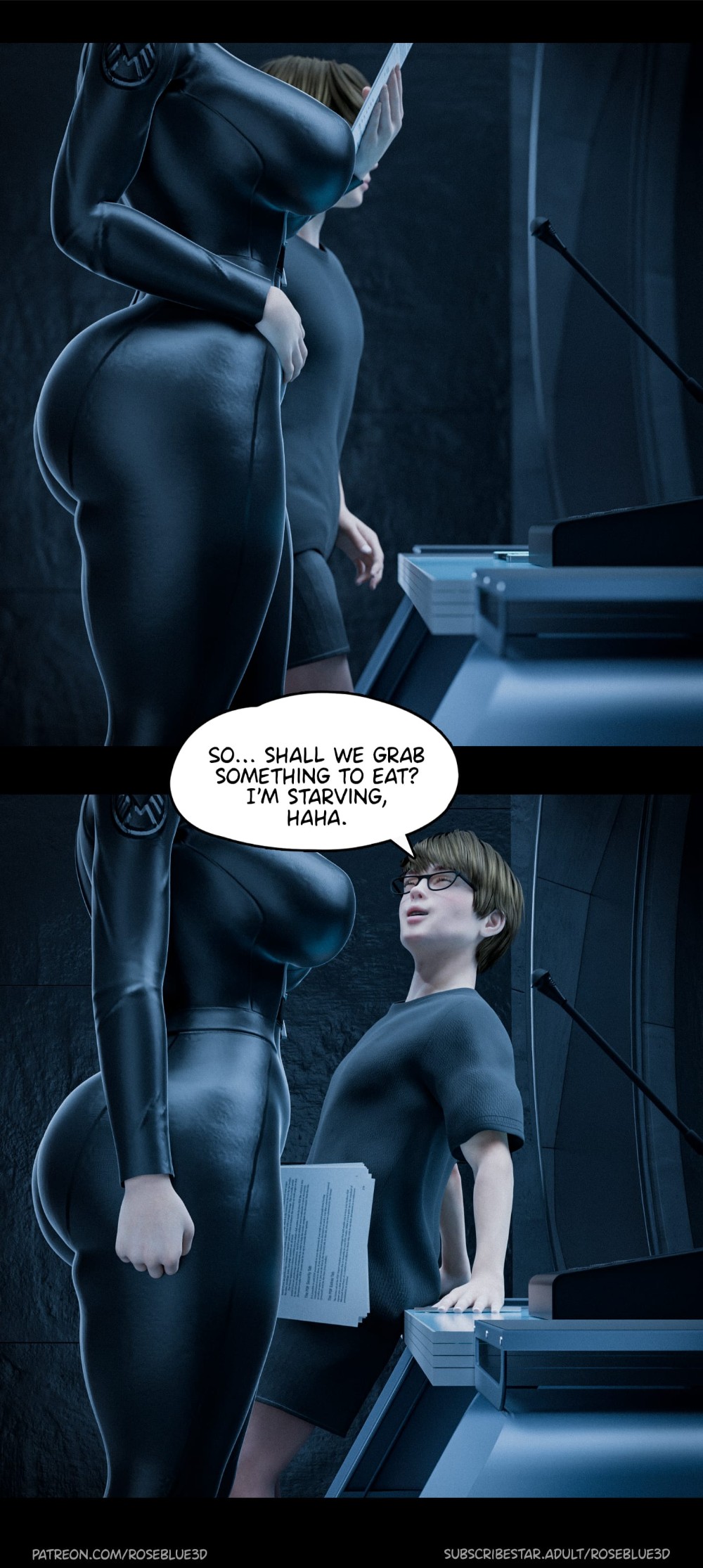 My Neighbor’s Widow [Rose Blue 3D] Chapter 34 - Page 109