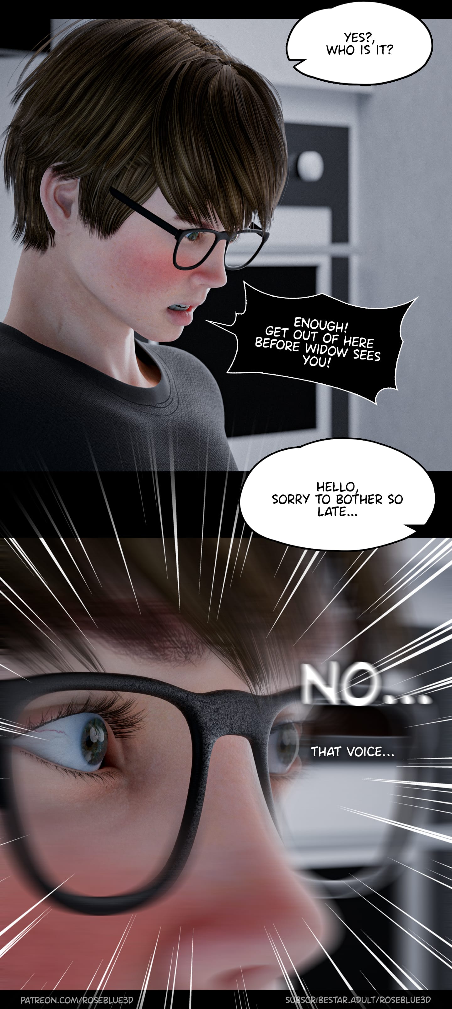 My Neighbor’s Widow [Rose Blue 3D] Chapter 36 - Page 78