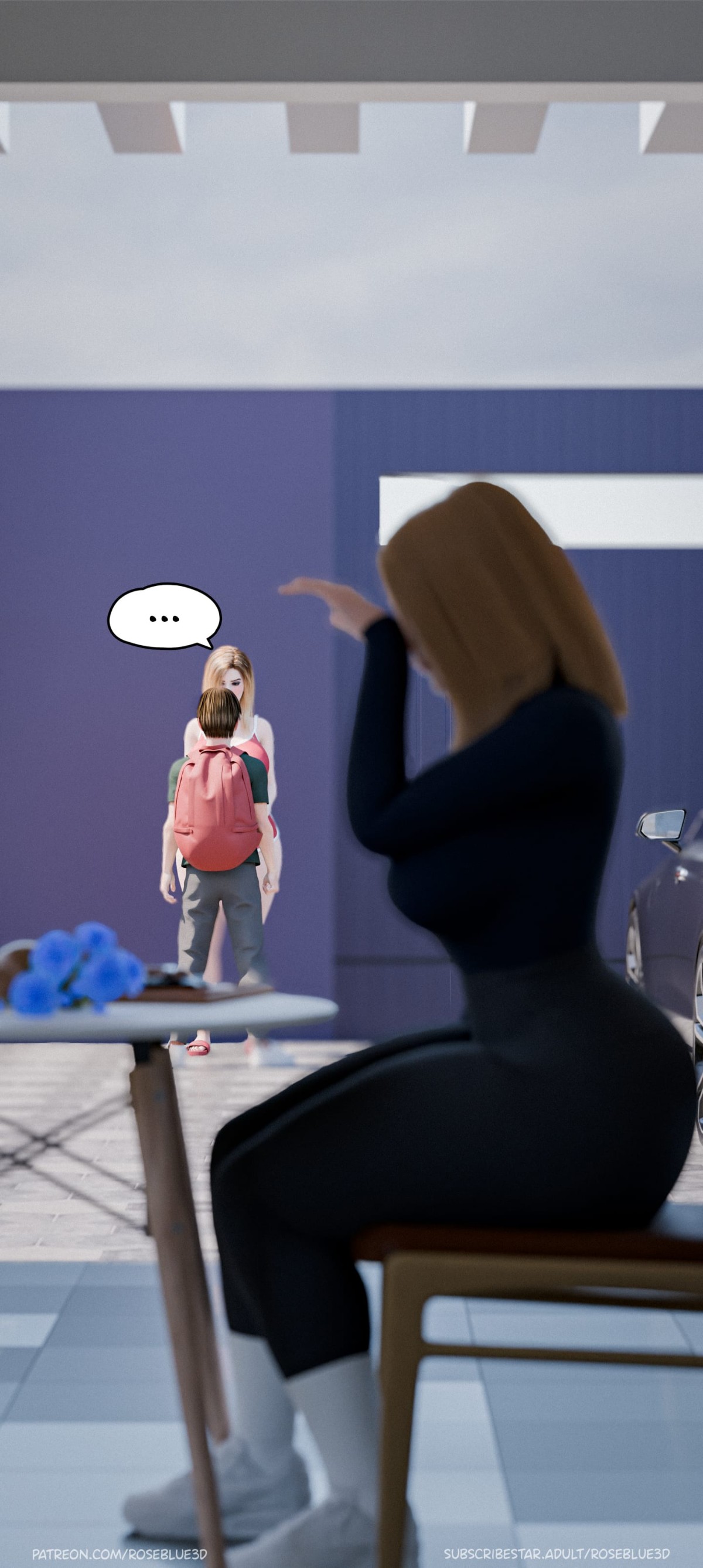 My Neighbor’s Widow [Rose Blue 3D] Chapter 40 - Page 73