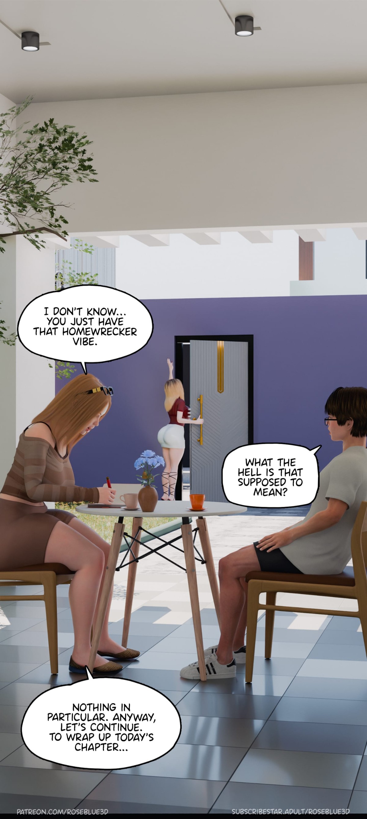My Neighbor’s Widow [Rose Blue 3D] Chapter 40 - Page 87