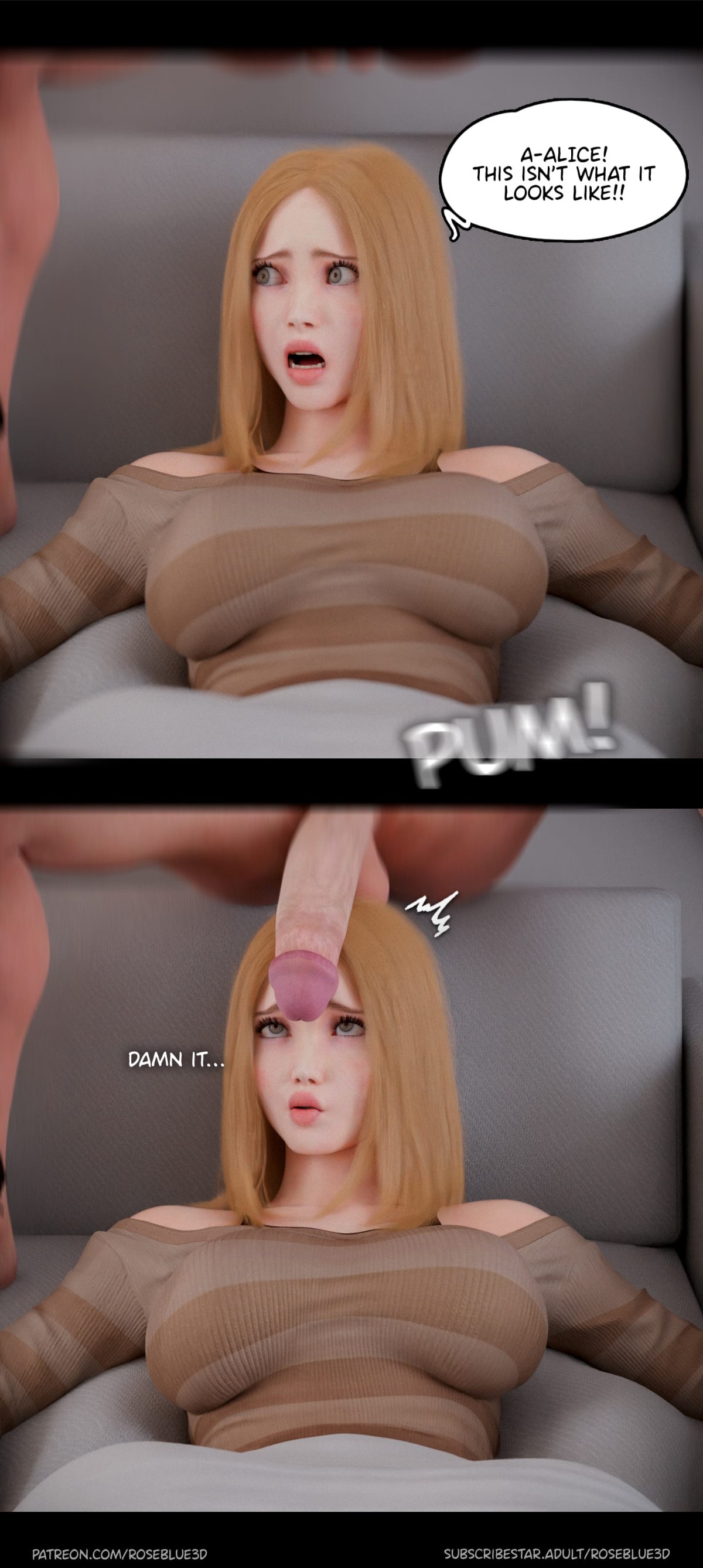 My Neighbor’s Widow [Rose Blue 3D] Chapter 40 - Page 99