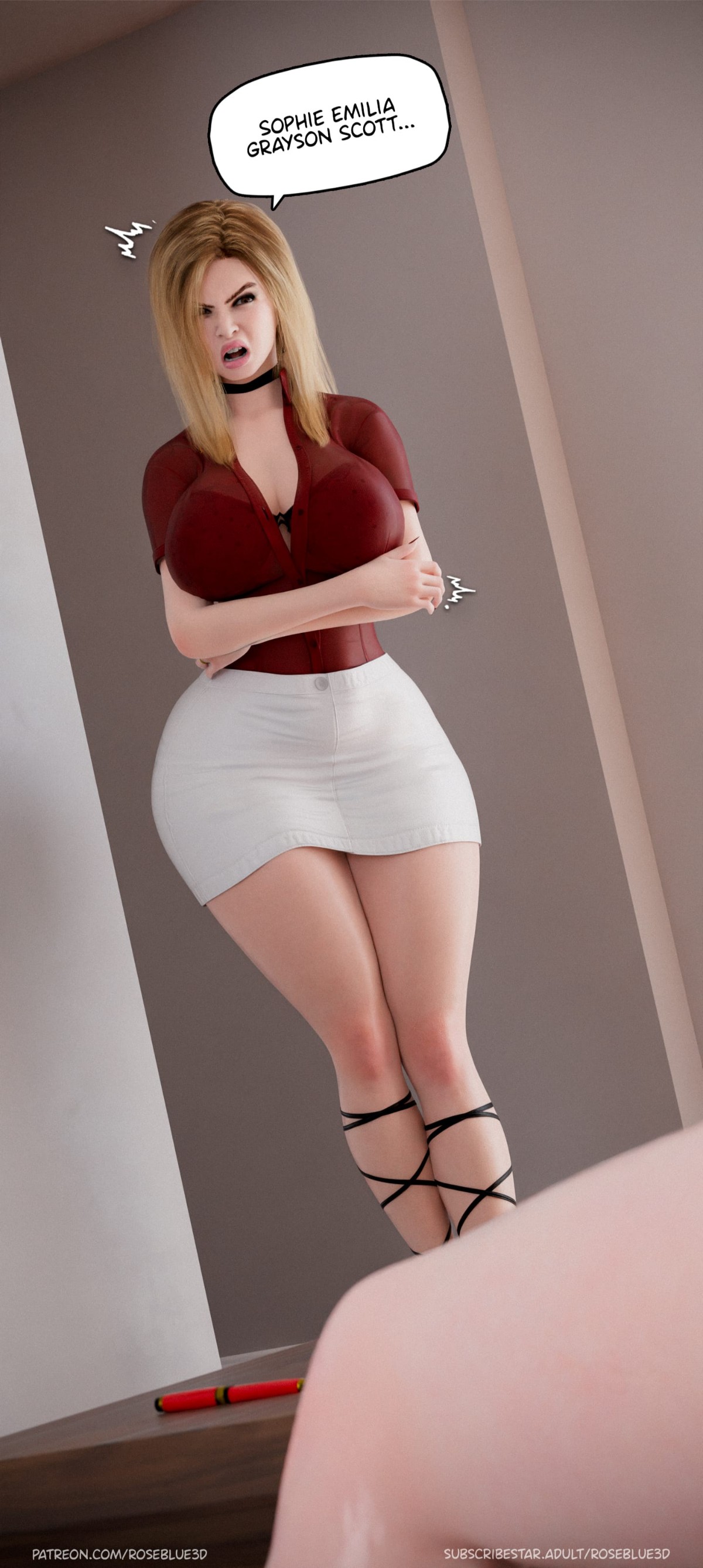 My Neighbor’s Widow [Rose Blue 3D] Chapter 40 - Page 100