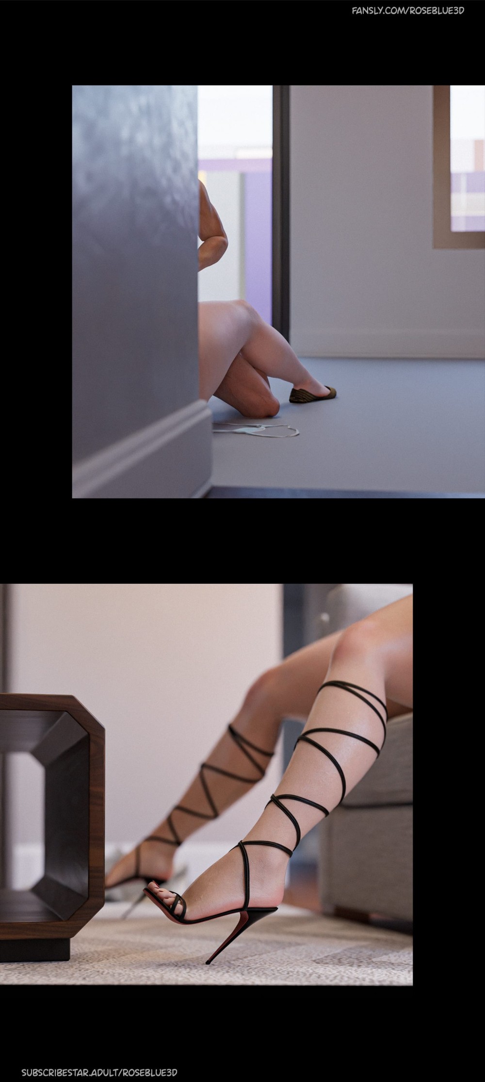 My Neighbor’s Widow [Rose Blue 3D] Chapter 43 - Page 8