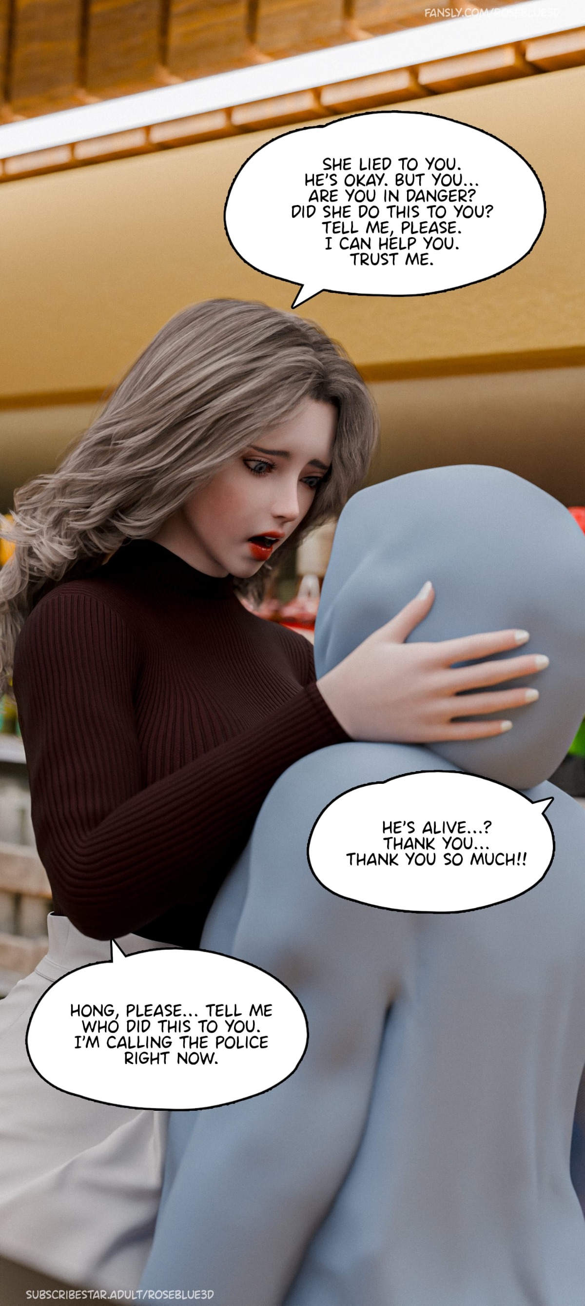 My Neighbor’s Widow [Rose Blue 3D] Chapter 44 - Page 13