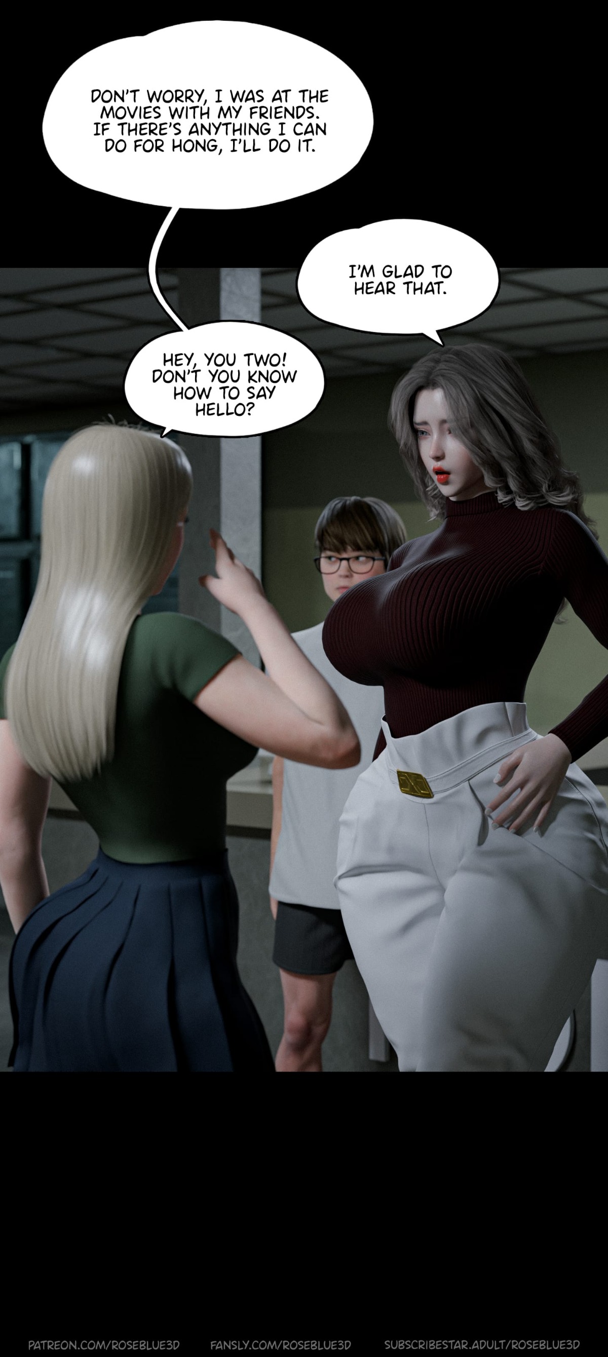 My Neighbor’s Widow [Rose Blue 3D] Chapter 44 - Page 39