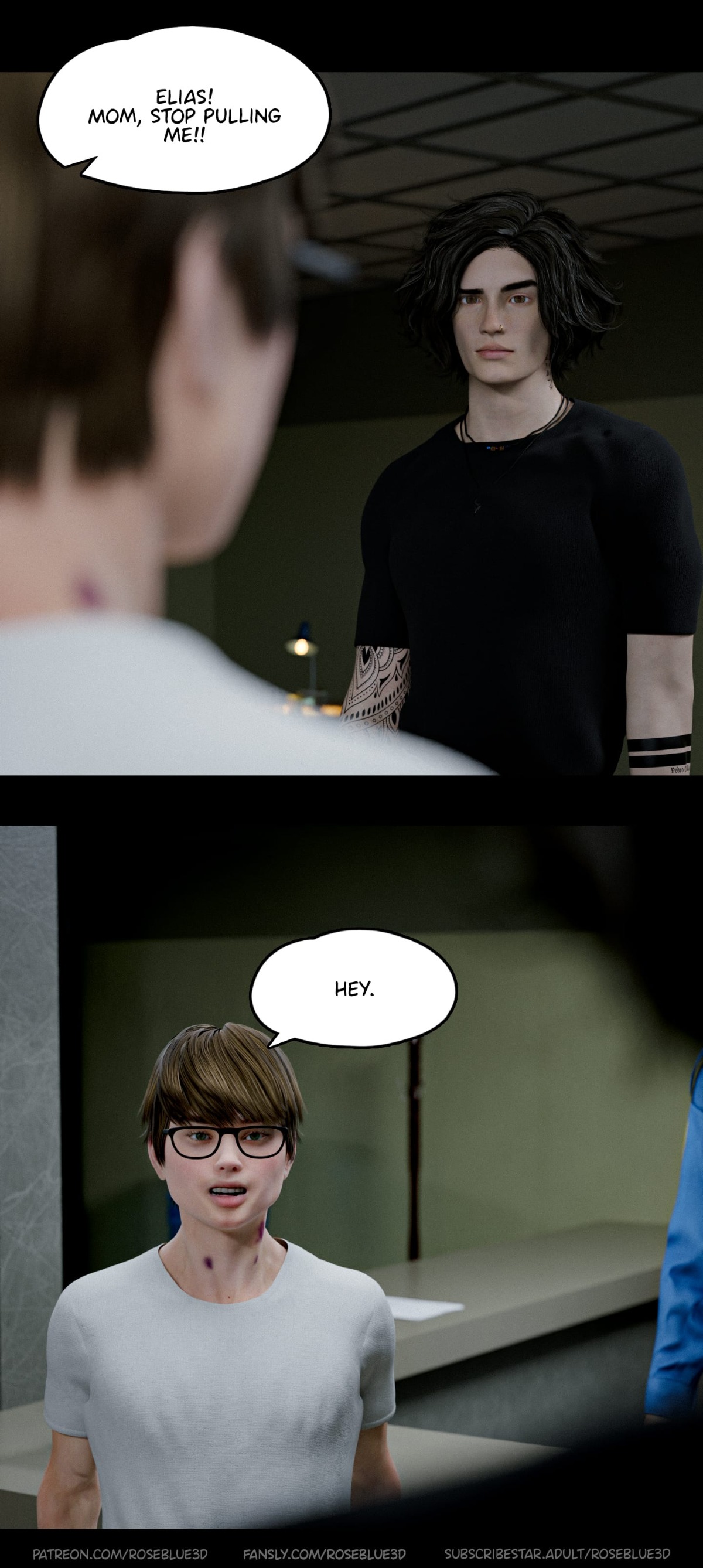 My Neighbor’s Widow [Rose Blue 3D] Chapter 44 - Page 45