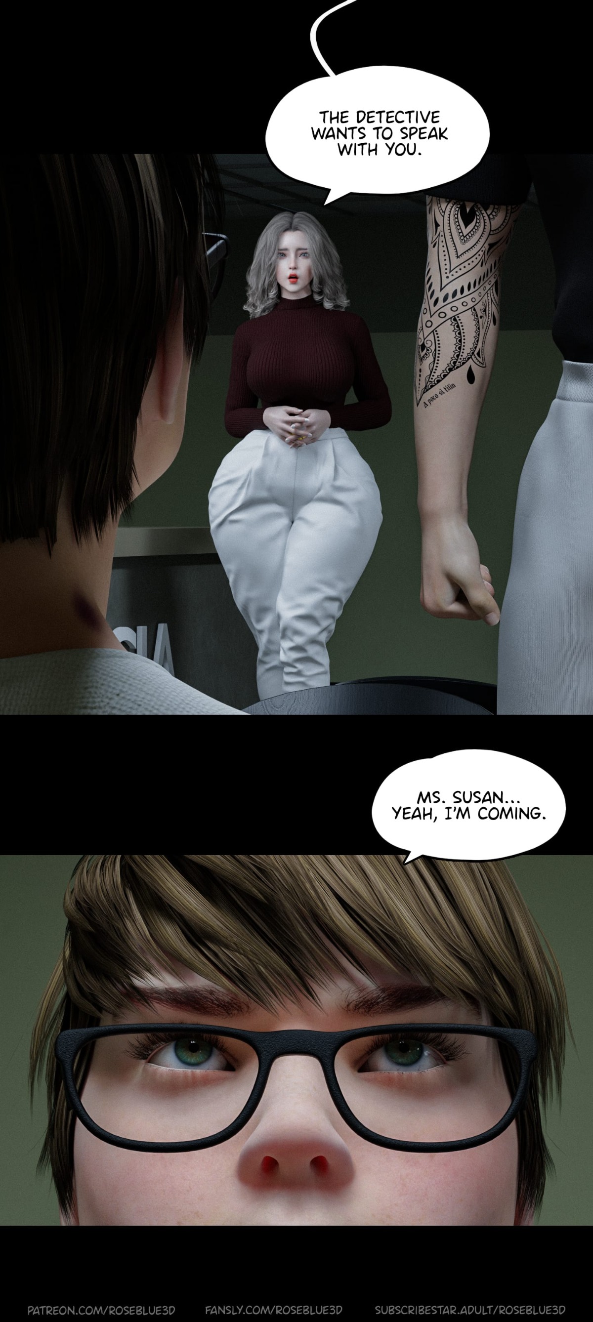 My Neighbor’s Widow [Rose Blue 3D] Chapter 44 - Page 59