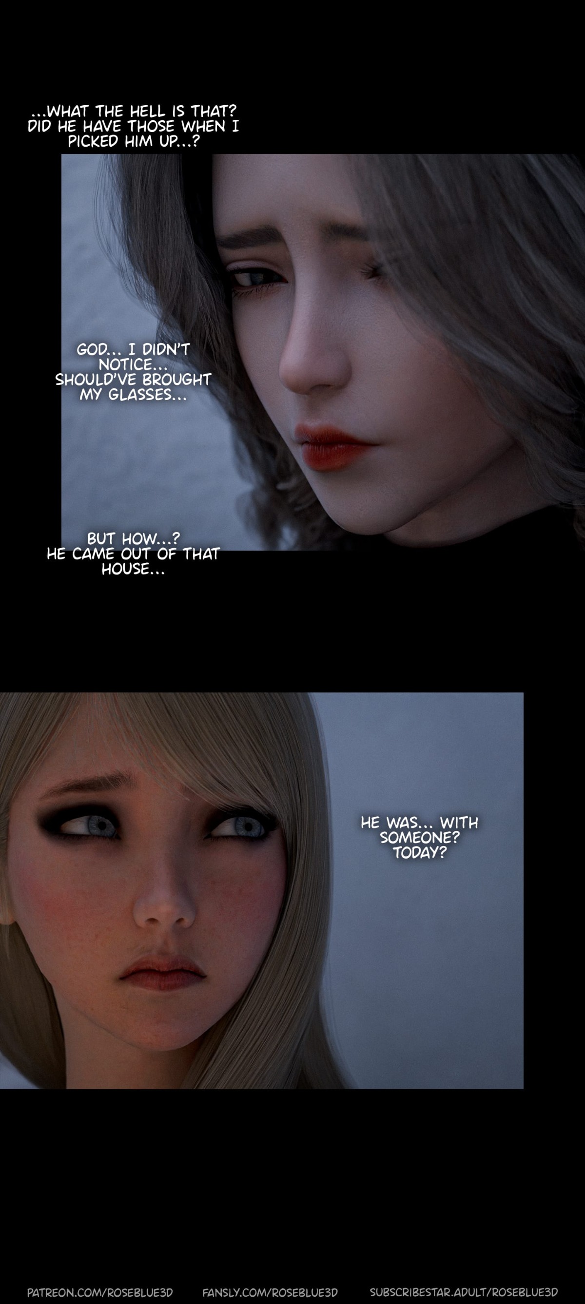 My Neighbor’s Widow [Rose Blue 3D] Chapter 44 - Page 76