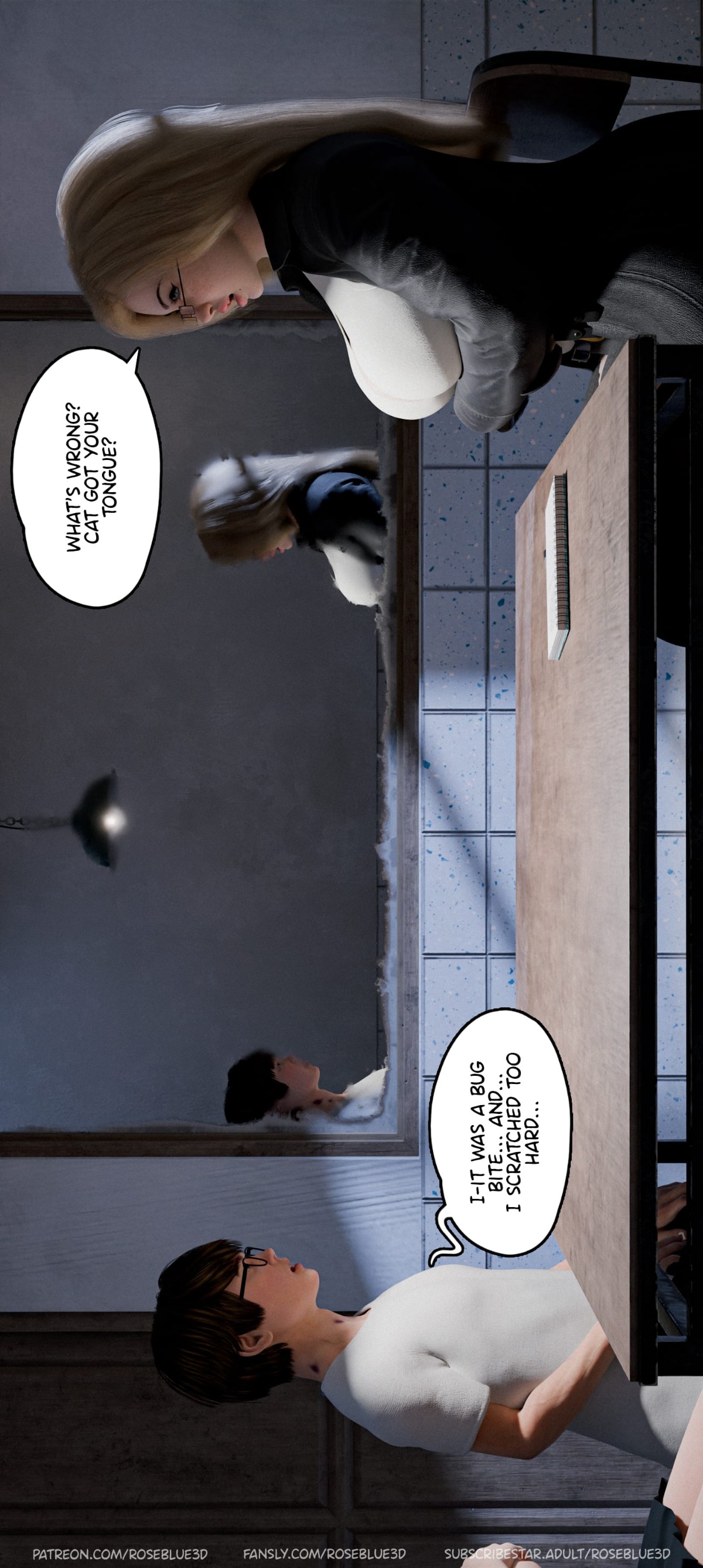 My Neighbor’s Widow [Rose Blue 3D] Chapter 44 - Page 77