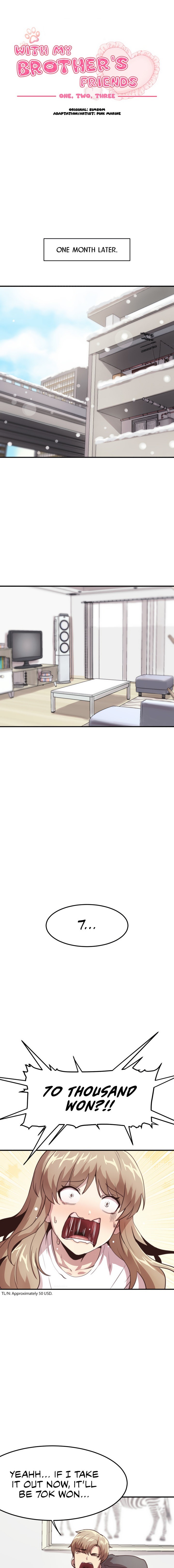 With My Brother’s Friends Chapter 7 - Page 1
